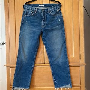 GRLFRND Helena High Rise Straight Leg Denim